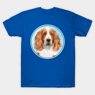 Welsh Springer Spaniel Painting - Original Dog Art T-Shirt